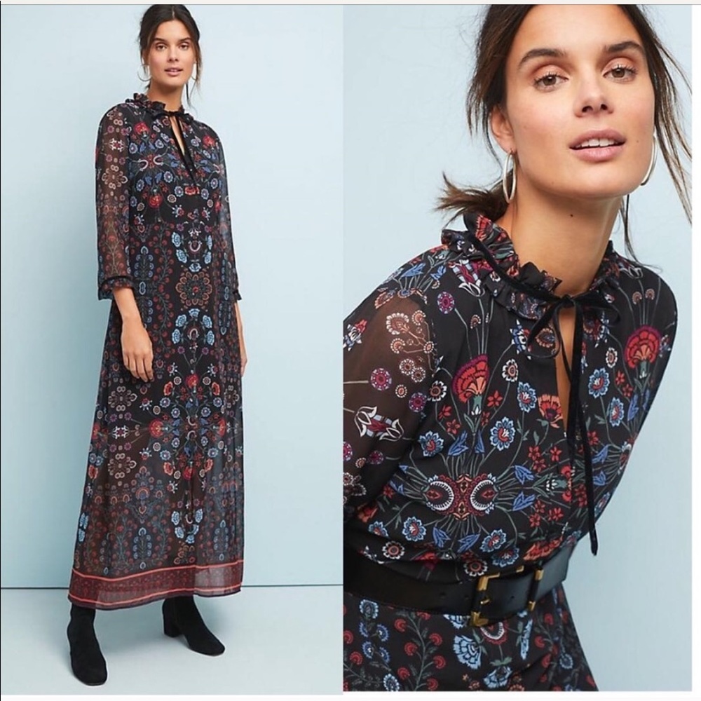 Anthropologie LAIA Camila Long Dress